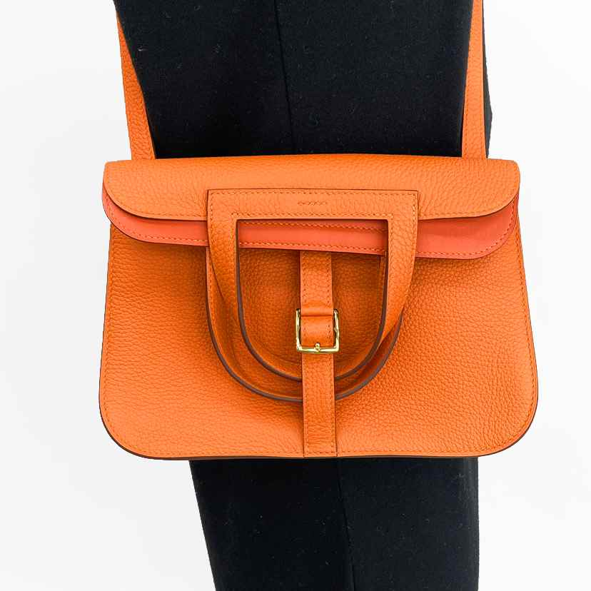 NEW HERMES BAGS HALZAN 25